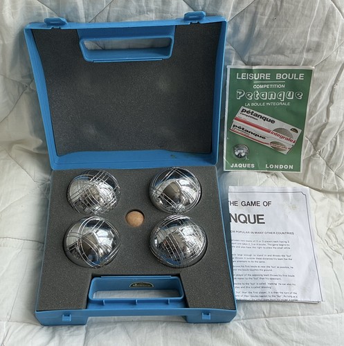 Petanque metal boules set - metal,