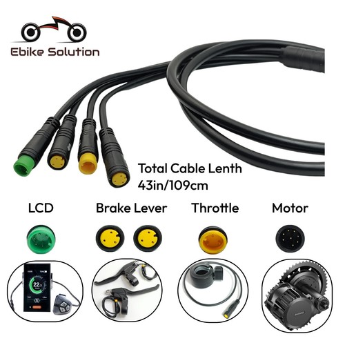Bafang wiring for 1t4 cable - for,