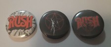 rush band logo 25mm  badges