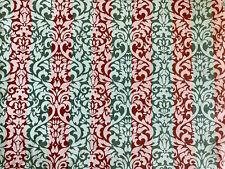 Crowson Fabric Burgundy & Sage