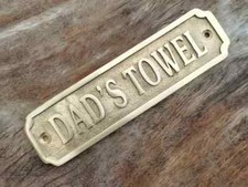 Customized classic brass signs