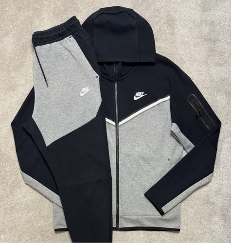 Black and grey tech fleece - and,