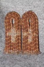 WW1 German Shoulder Boards,Officer,Leutnant,Matching Pair, Missing Air Corps Pin