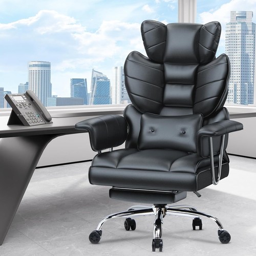 High back leather ergonomic - high, pu