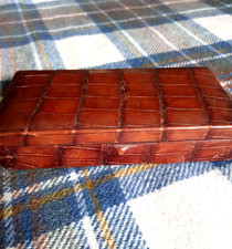 Antique Crocodile leather