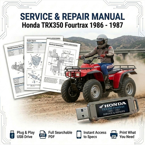 Honda fourtrax 350 trx350 1986 - fourtrax,