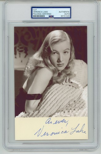 Veronica lake signed - veronica,