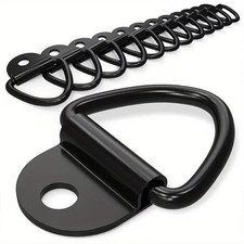 10Pcs Heavy Duty D-Ring Tie