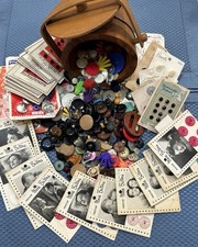  Button Lot in firkin vintage