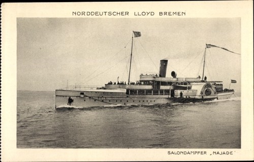 Postcard north german lloyd - north,