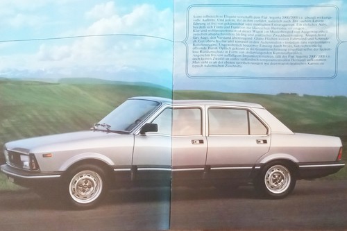 Fiat argenta brochure - argenta, 09/81