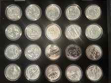 Myths & Legends & Lunar 20 one oz Silver Coins In Britannia Coin Box