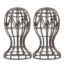 2 Pcs Plastic Wig Stand Holder