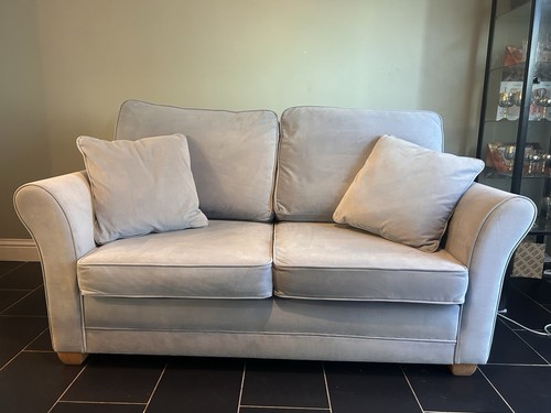 Blue two seater sofa - two‑seater,