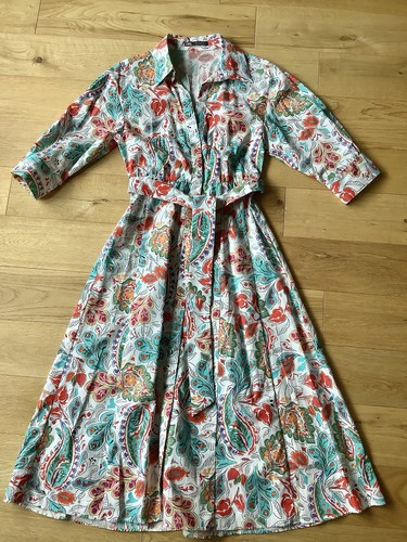 Zara maxi shirt style belted - maxi,