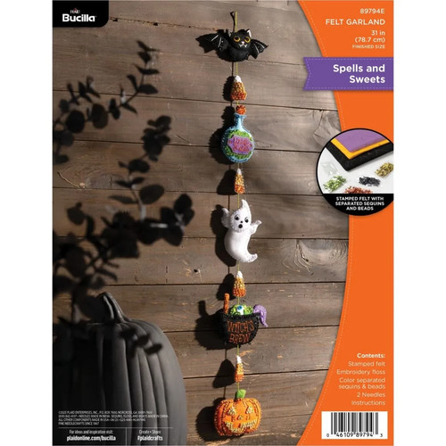 Bucilla felt garland applique - felt,