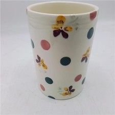 Emma Bridgewater polka dot and pansy utensil holder pot 