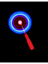 Flashing Light Up LED Spinning Windmill 