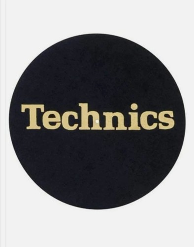Technics turntable mat gold - turntable, (gold