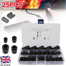 25x Clip On Ferrite Core Ring
