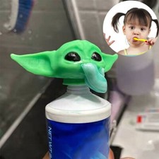 Baby Yoda Cute Toothpaste Topper Dispenser Star Wars Toy for Kids Gift New
