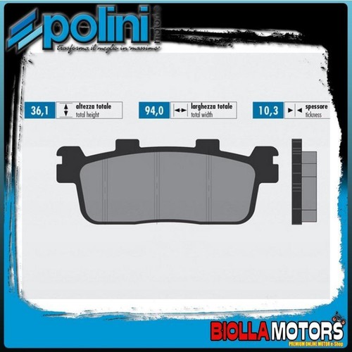 174 2102 rear polini brake - rear,
