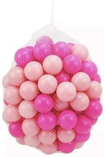 Plastic Balls for Children 100 Ball Pits Kids Pink & Baby Pink Toys Play Balls