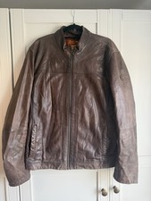 Hugo Boss Brown Leather Jacket