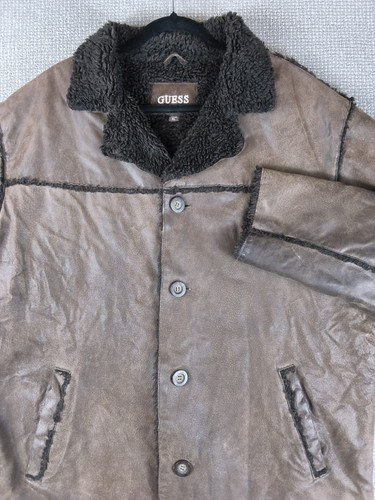 Vtg y2k guess - y2k, leather