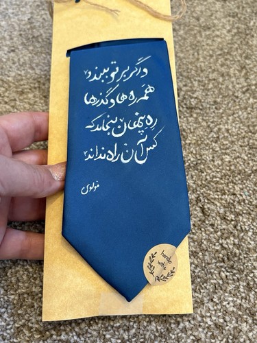 Hand painted tie - hand,