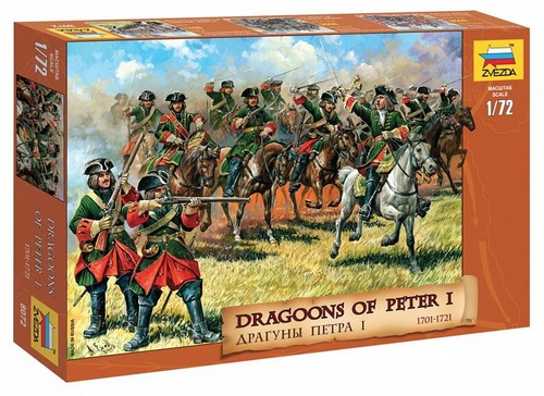 Zvezda dragoons of - zvezda, 1/72