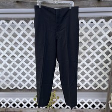 Vintage 50s Gabardine Slacks Pants Men 34x30 Rockabilly Trousers 