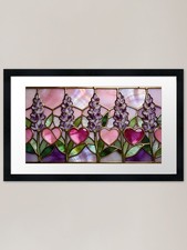 Stained Glass Hearts and