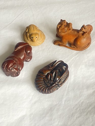 Vintage japanese netsuke hand - vintage,