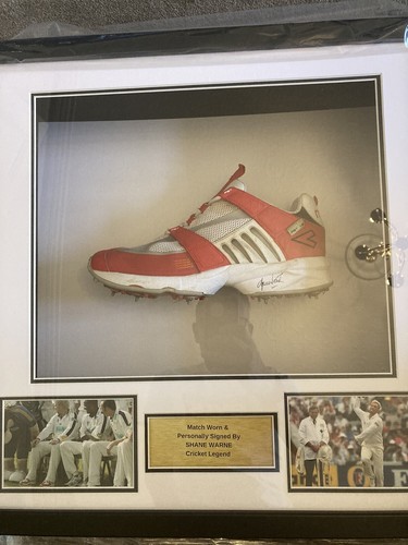 Shane warne signed - signed, match