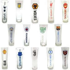 Football FC Tall Beer Glass