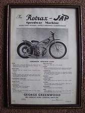 The Rotrax-J.A.P Speedway Machine Print A4 Size Oct1979 London Motorcycle Museum
