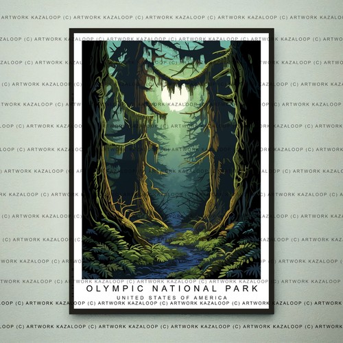 Night forest scene - forest,