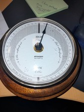 RARE VINTAGE STAIGER WEST GERMAN MARITIME WOODEN TIDE CLOCK