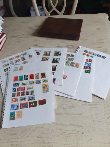 World stamp collection - world,