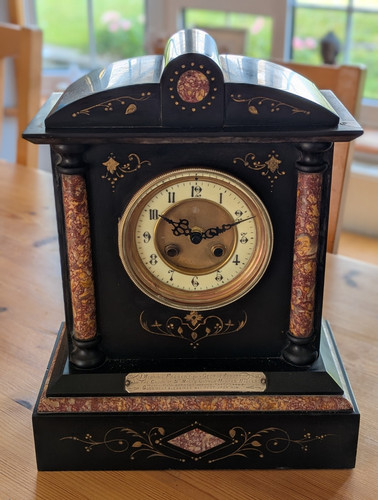 Mechanical french mantel - mechanical, clock