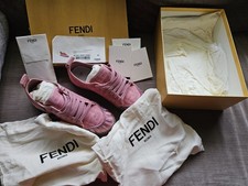 FENDI Shoes Pink Tess Canvas