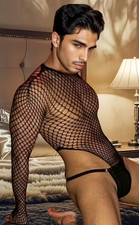 Mens Hot Masculine Black