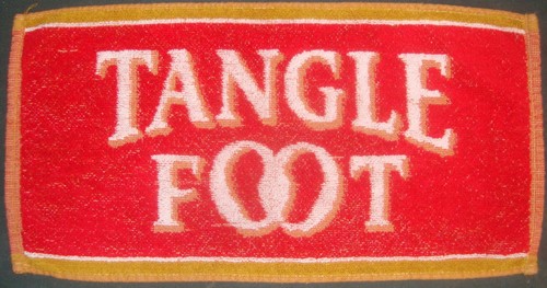 Tangle foot bar towel beer - bar,