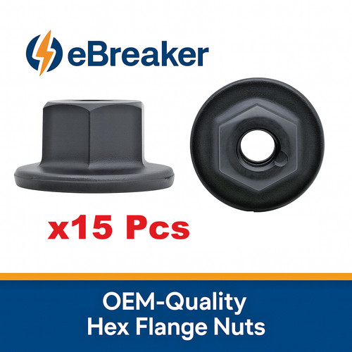 Bmw plastic hex nut coarse - hex,