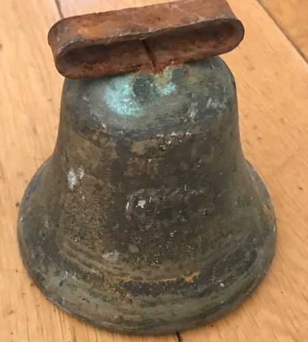 Vintage cow bell height 8cm - bell,