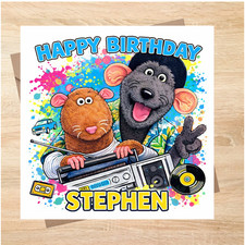 Roland Rat Themed Personalised