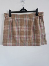 Joules tweed mini skirt size