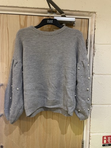 Quiz grey knit - grey,