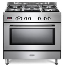DeLonghi DSR 917 DFM 90cm Single Cavity Dual Fuel Range Cooker